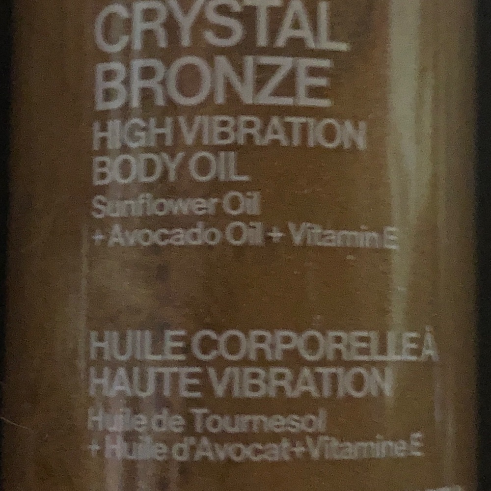 Crystal Bronze High Vibration Body Oil — Bronze